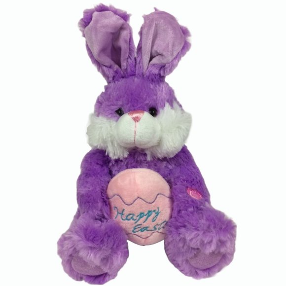 Dan Dee Other - Dan Dee Collectors Choice Happy Easter Bunny Plush Purple Sing Happy Hopster 15"